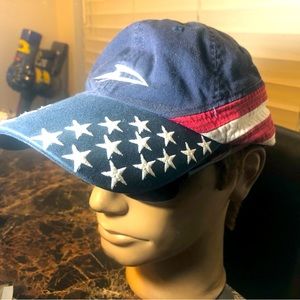 Sea world Men’s US Flag Blue Red White Baseball Hats Size Adjustable
